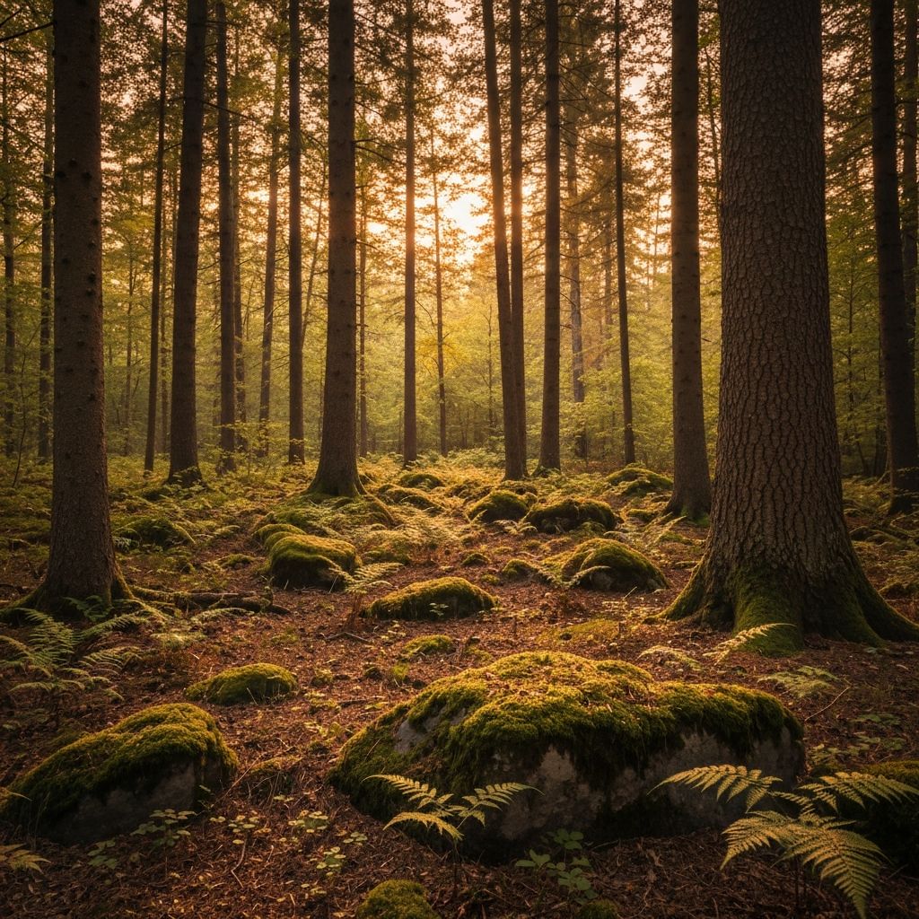 Paysage naturel serein pour la gestion du stress et la relaxation