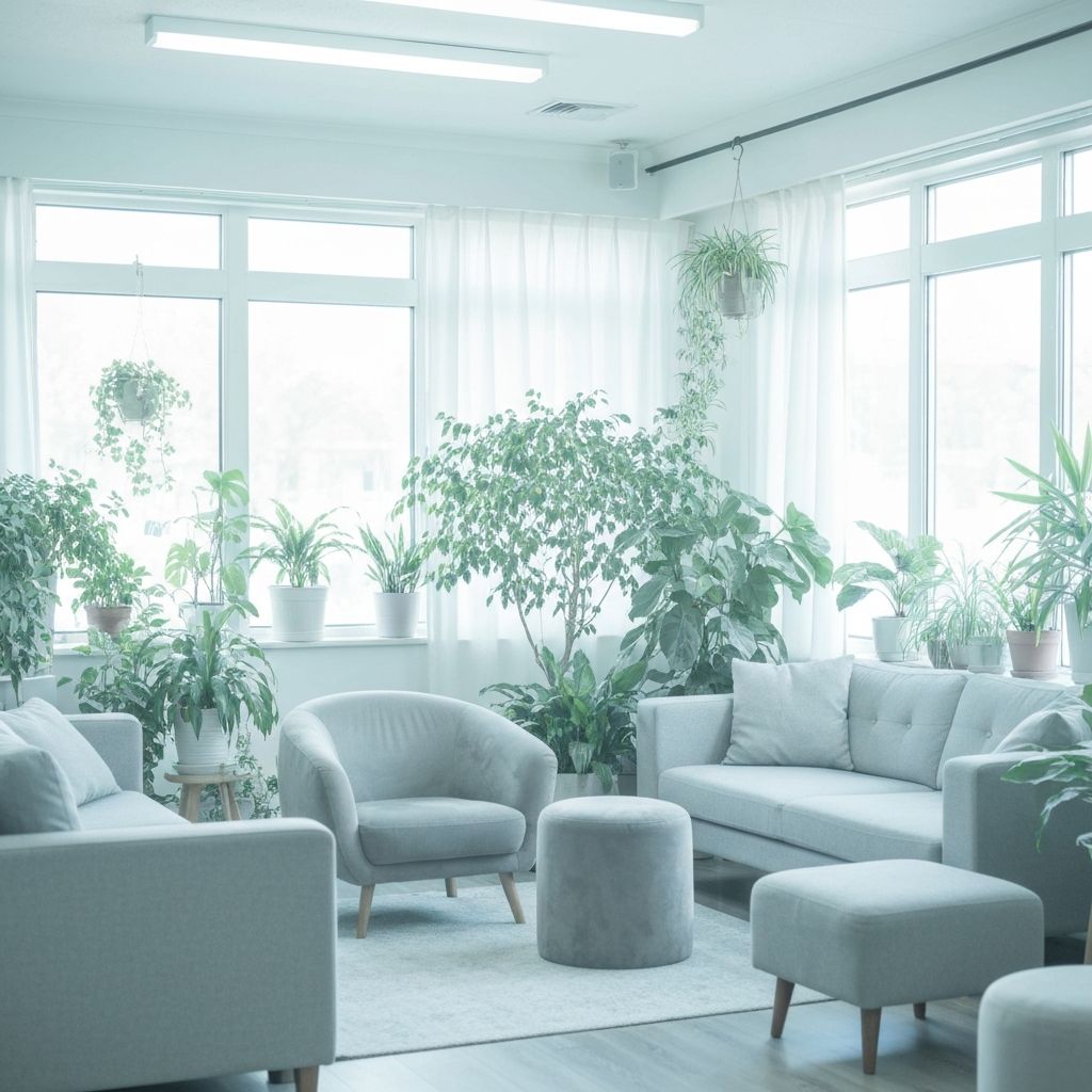 Espace de bien-être calme et lumineux